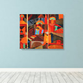 Klee - Temple Gardens Canvas Afdruk (Insitu (Houten vloer))