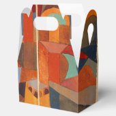 Klee Temple Gardens, kleurrijk Abstract kubisme Bedankdoosjes (Geopend)