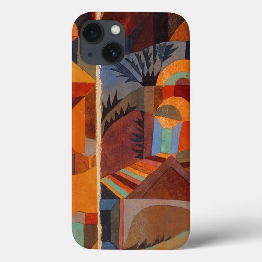 Klee Temple Gardens, kleurrijk Abstract kubisme Case-Mate iPhone Case (Achterkant)