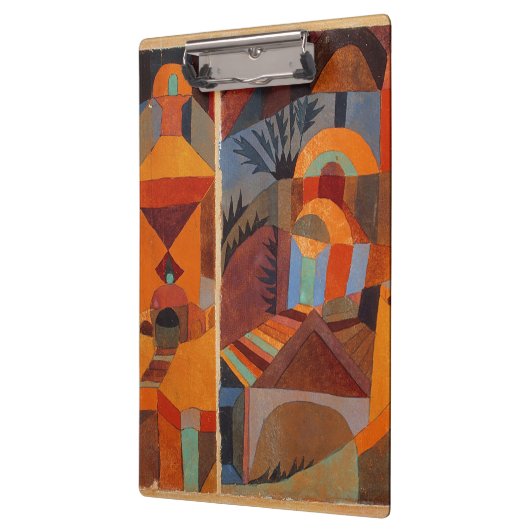 Klee Temple Gardens, kleurrijk Abstract kubisme Klembord (Links)