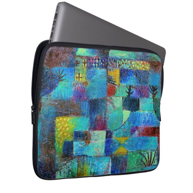 Klee - Terraced Garden Laptop Sleeve (Voorkant Rechts)