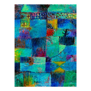 Klee - Terraced Garden Perfect Poster