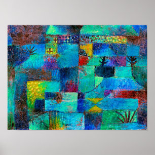 Klee - Terraced Garden Poster