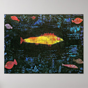 Klee - The Goldfish, 1925 kunstwerk Poster