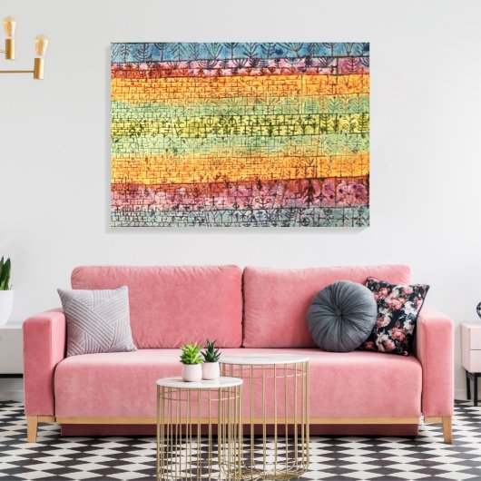 Klee - Tree Nursery Canvas Afdruk (Insitu (Woonkamer))
