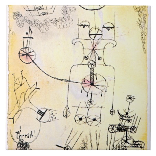 Klee - Trots P'rrrsch Tegeltje (Voorkant)