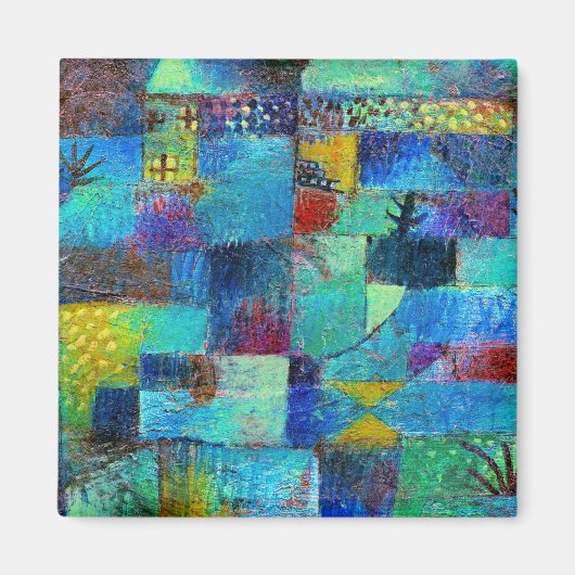 Klee - Tuin met terrassen Magneet (Voorkant)