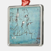 Klee - Twittermachine Metalen Ornament (Links)
