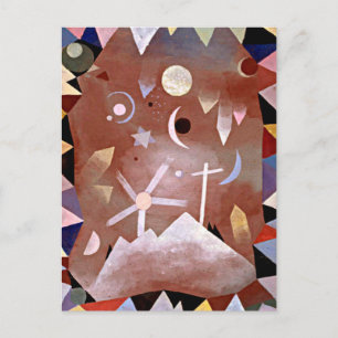 Klee - Uber Bergeshohe Briefkaart