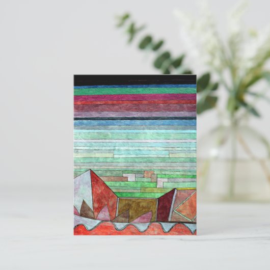 Klee - Uitzicht in het vruchtbare land Briefkaart (Staand voorkant)