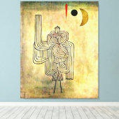 Klee - vertrek Ghost Canvas Afdruk (Insitu (Houten vloer))