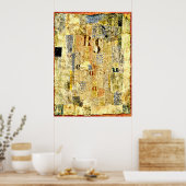 Klee - Vocal Fabric van de Singer Rosa Silber Poster (Keuken)