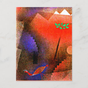 Klee - Vogel dwaalt af Briefkaart