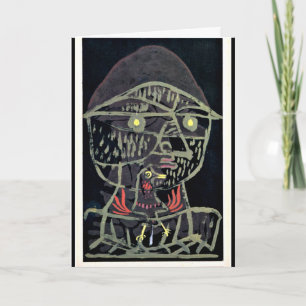 Klee - Vogelfanger, abstracte kunst Kaart