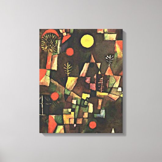 Klee - Volle Maan Canvas Afdruk (Voorkant)