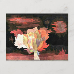 Klee - Voor de sneeuw, 1920 Briefkaart