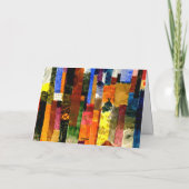 Klee - Voor de stad, abstracte kunst, Kaart (Achterkant)