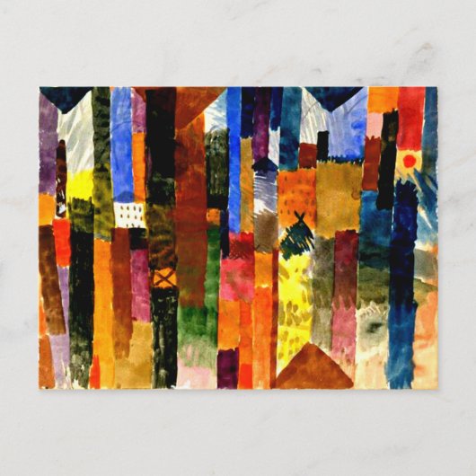 Klee - Voor de stad Briefkaart (Voorkant)