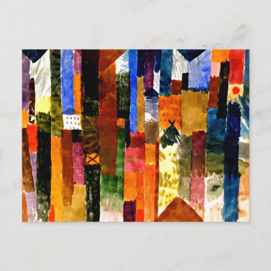 Klee - Voor de stad Briefkaart (Voorkant)