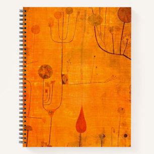 Klee - Vruchten op Rode, abstracte kunst, Notitieboek