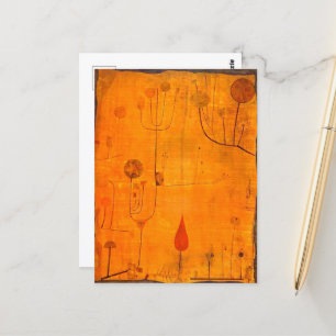 Klee - Vruchten op rood Briefkaart