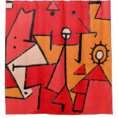 Klee - Warmte Douchegordijn (Voorkant)