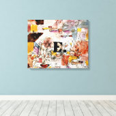 Klee - Watervogels - Eend, Canvas Afdruk (Insitu (Houten vloer))