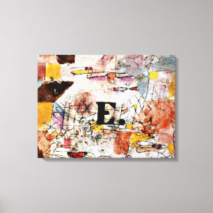 Klee - Watervogels - Eend, Canvas Afdruk