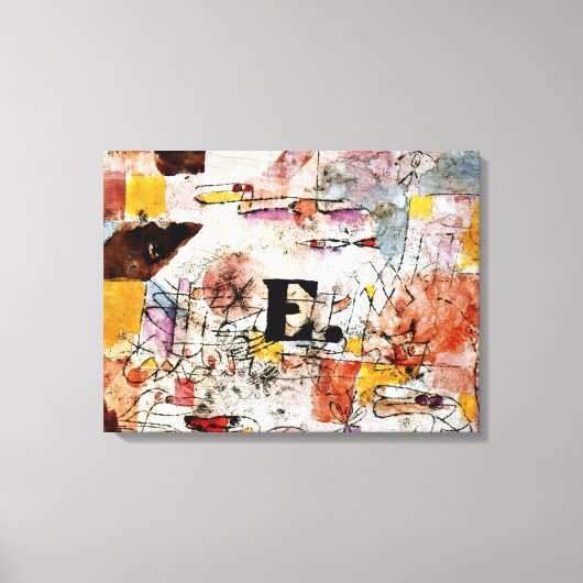 Klee - Watervogels - Eend, Canvas Afdruk (Voorkant)
