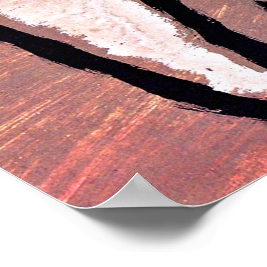 Klee - Wave, abstracte kunst Poster (Hoek)