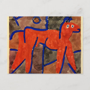 Klee - Wildes Tier in Bann Briefkaart