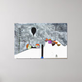 Klee - Winter, populair kunstwerk, Canvas Afdruk (Voorkant)