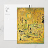 Klee - Ze gaan bijten Briefkaart (Voorkant / Achterkant)