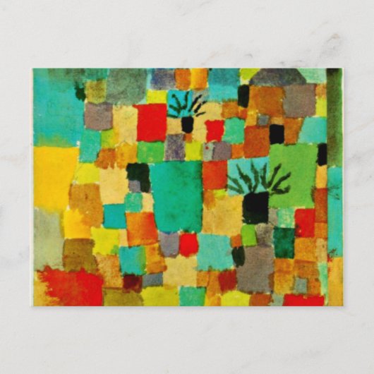 Klee - Zuid-Tunesiëse tuinen Briefkaart (Voorkant)