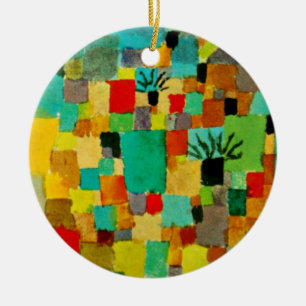 Klee - Zuidelijke (Tunesische) tuinen Keramisch Ornament