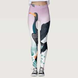 Kleed je van een grote visser. leggings