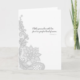 Kleed jezelf met liefde - gevouwen Wenskaart Kaart