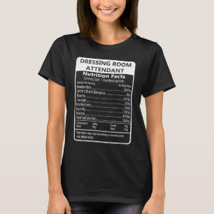 Kleedkamerbegeleider voedingsfeiten t-shirt
