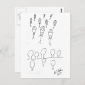 kleeraanval briefkaart (Voorkant / Achterkant)