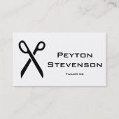 Kleermaker of kledingmaker afsprakenkaartje (Voorkant)