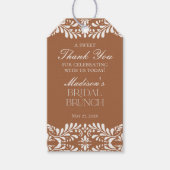 Klei Talavera Tegel Fiesta Bruids Brunch Favoriet Cadeaulabel (Voorkant)