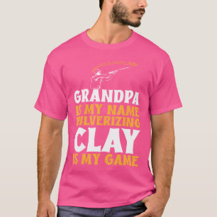 Kleiduivenschieten Opa Vader Kleiduif Schieten T-shirt