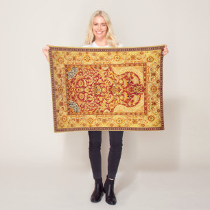 Klein 1-persoons wasbaar moslimgebedje, 30 x 40 in fleece deken