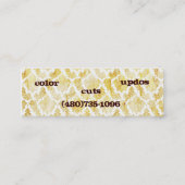 klein 3 mini visitekaartje (Achterkant)