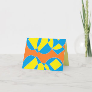 Klein, 4 x 5,6-inch gevouwen notitie Kaart: leeg b Notitiekaartje