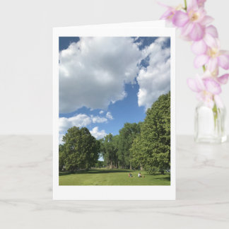 Klein, 4 x 5,6-inch gevouwen Wenskaart Kaart