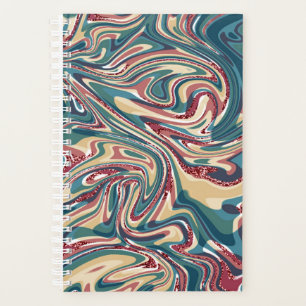 Klein (5,5 inch x 8,5 inch), hard Hoesje, witte sp Planner