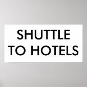 KLEIN AAN HOTELS POSTER (Voorkant)