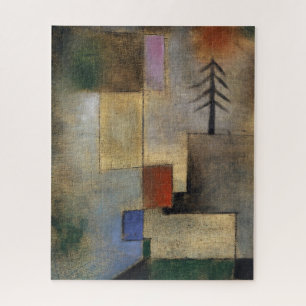 Klein Afbeelding Fir Trees van Paul Klee Legpuzzel