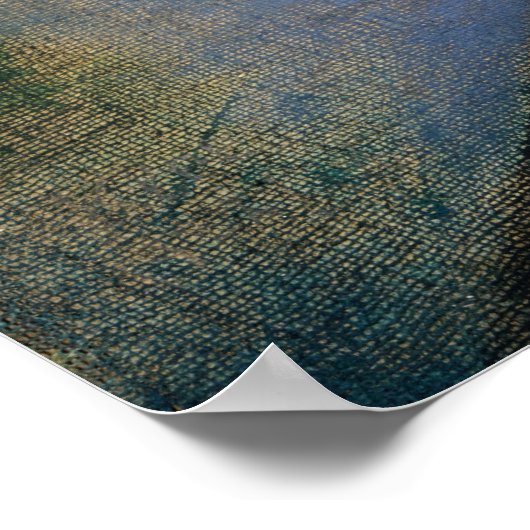 Klein Afbeelding Fir Trees van Paul Klee Poster (Hoek)